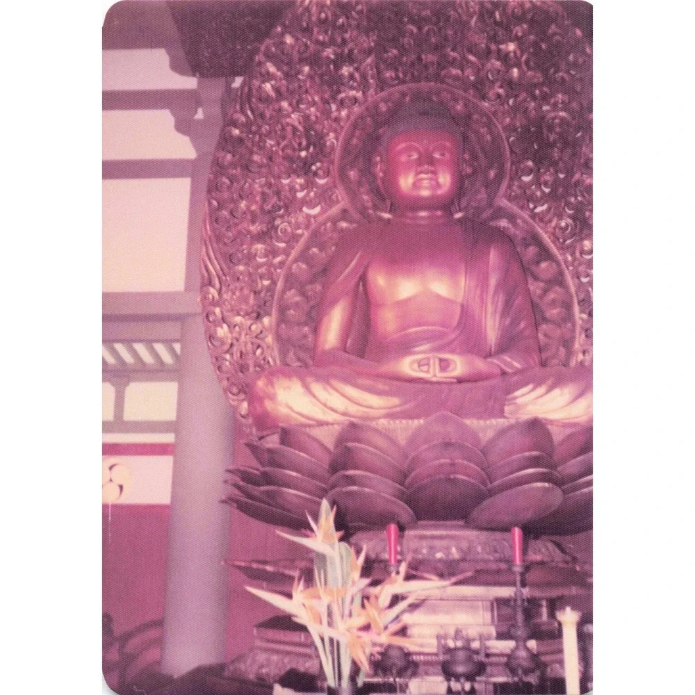 Vintage 1970s-80s East Asia Buddhist Temple Gilded Buddha Photo Lot of 3 - Picture 3 of 3